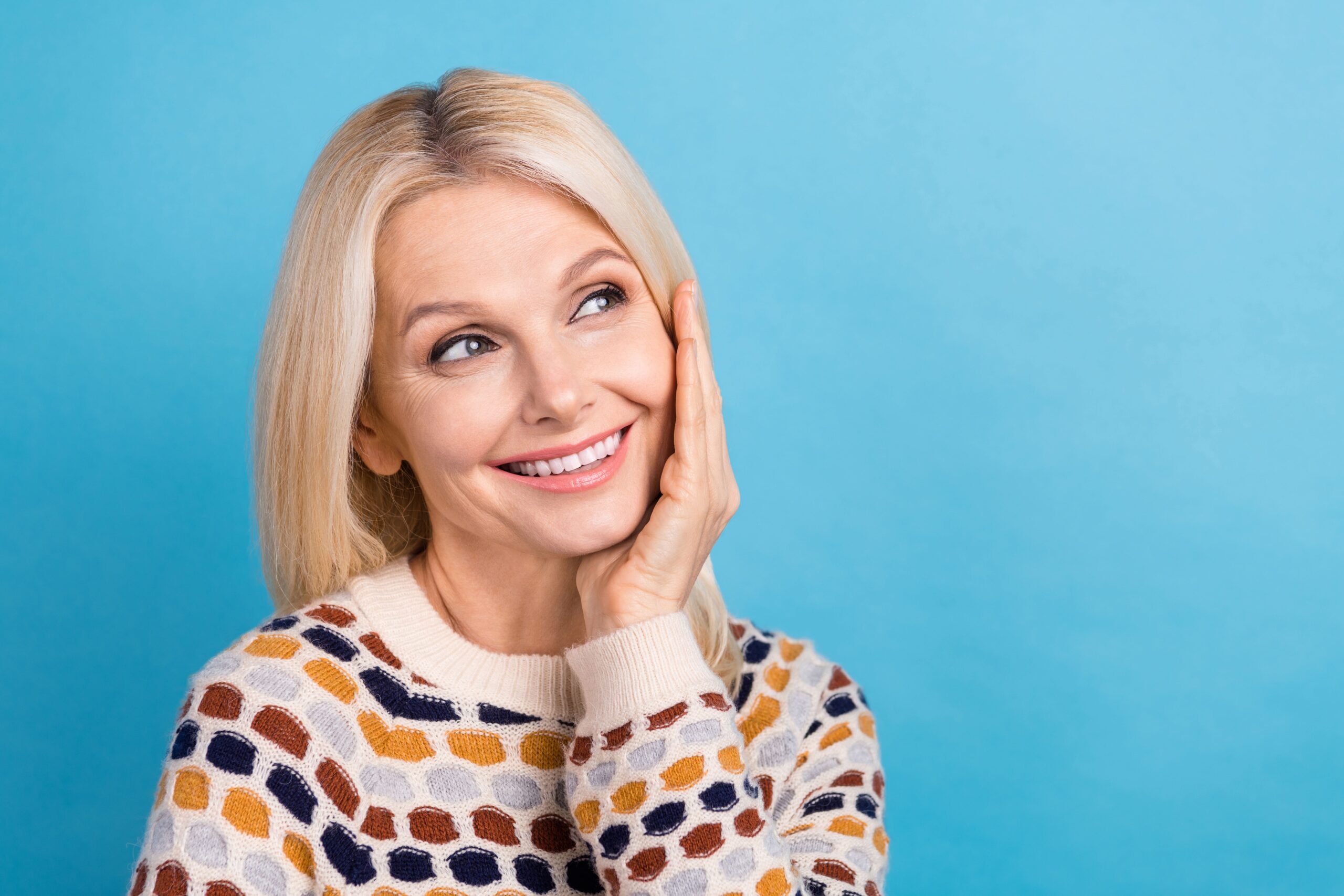 Portrait of smiling woman
